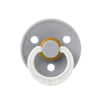 BIBS Colour Soother Double Pack - GLOW - Assorted (Round/Natural Rubber)