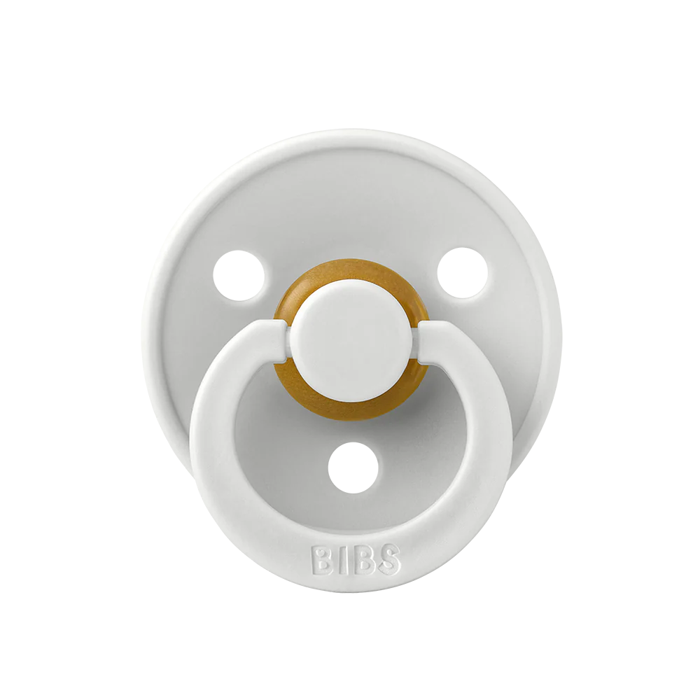 BIBS Colour Soother Double Pack - Assorted (Round/Natural Rubber)