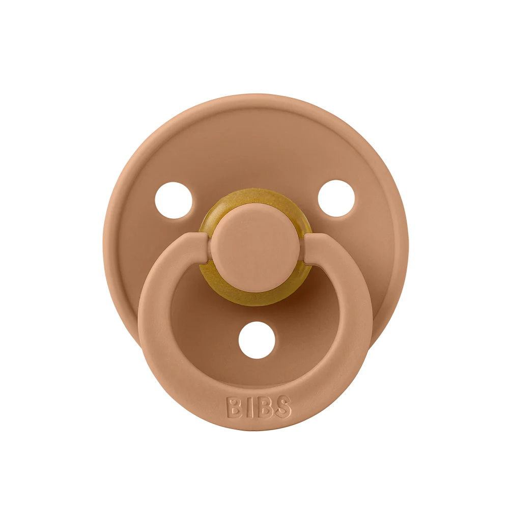 BIBS Colour Soother Double Pack - Assorted (Round/Natural Rubber)