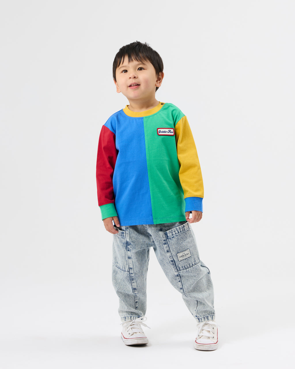 Goldie + Ace Kit Denim Pocket Pant Light Denim