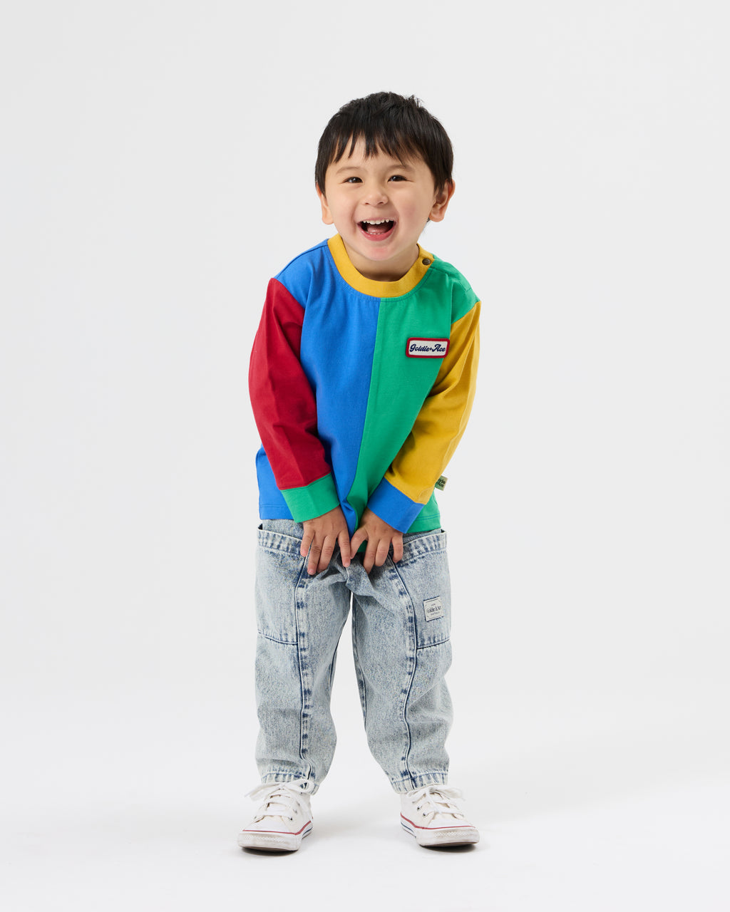 Goldie + Ace Kit Denim Pocket Pant Light Denim