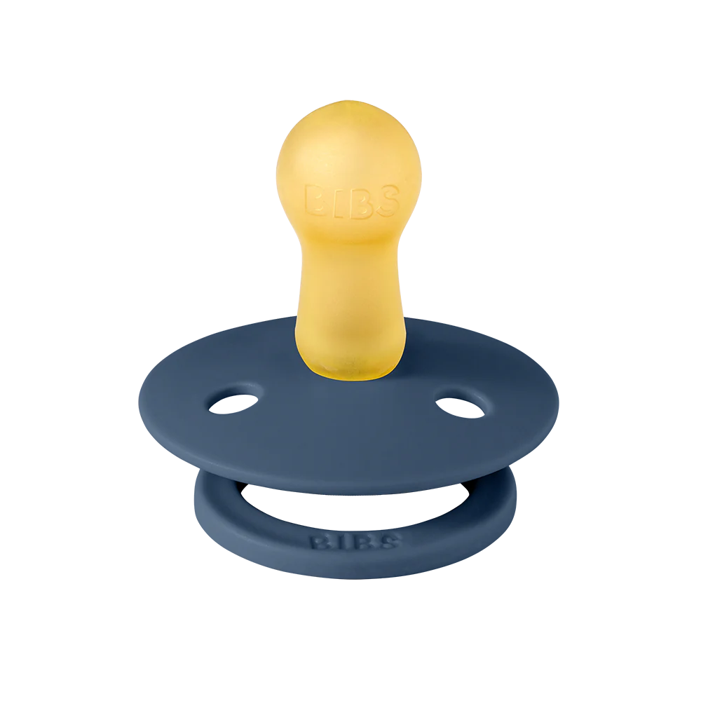 BIBS Colour Soother Double Pack - Assorted (Round/Natural Rubber)