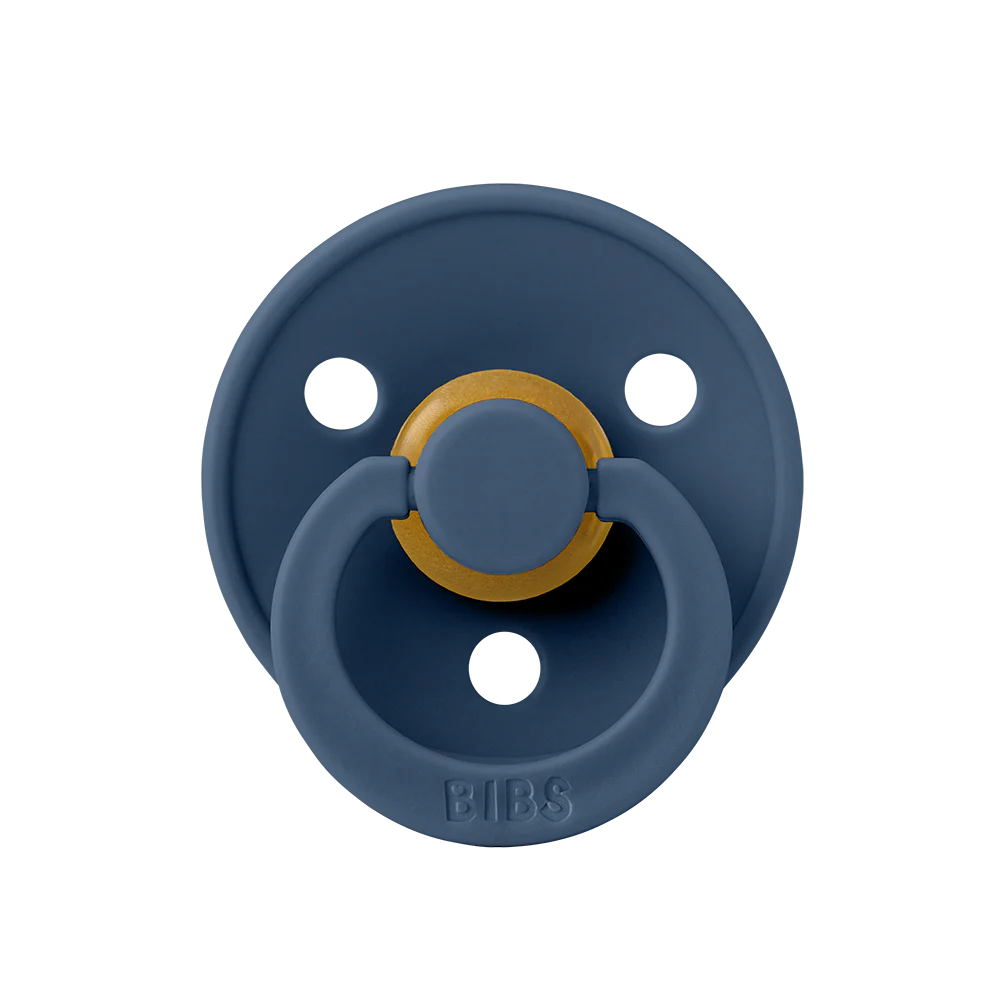 BIBS Colour Soother Double Pack - Assorted (Round/Natural Rubber)