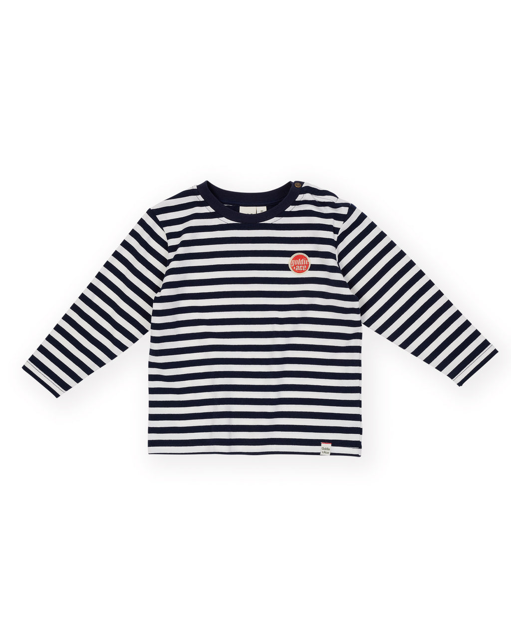 Goldie + Ace Essential Stripe Longsleeve Top Navy