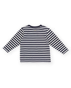 Goldie + Ace Essential Stripe Longsleeve Top Navy