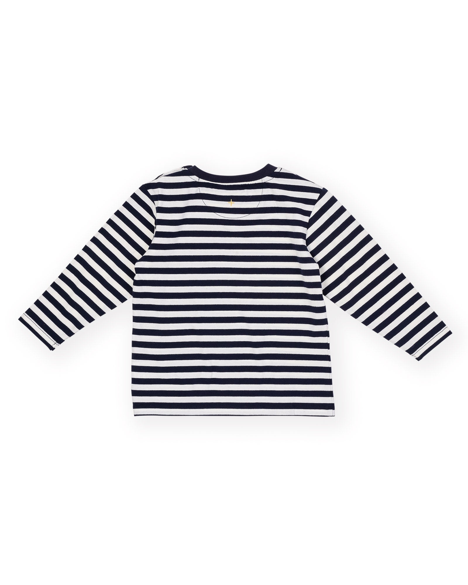 Goldie + Ace Essential Stripe Longsleeve Top Navy