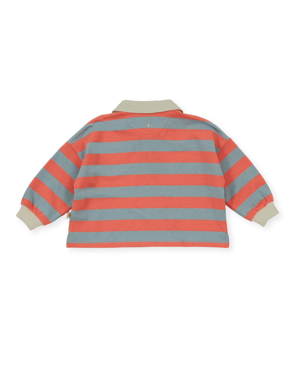 Goldie + Ace Rugby Stripe Terry Sweat Top Orange