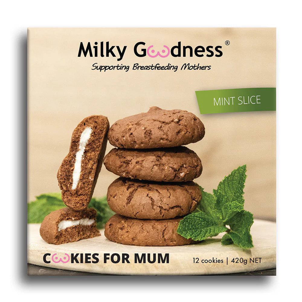 Milky Goodness - Mint Slice Lactation Cookies