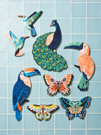 Jones & Co Toucan Navy Wall Art