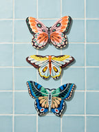 Jones & Co Canopy Butterfly Yellow Wall Art