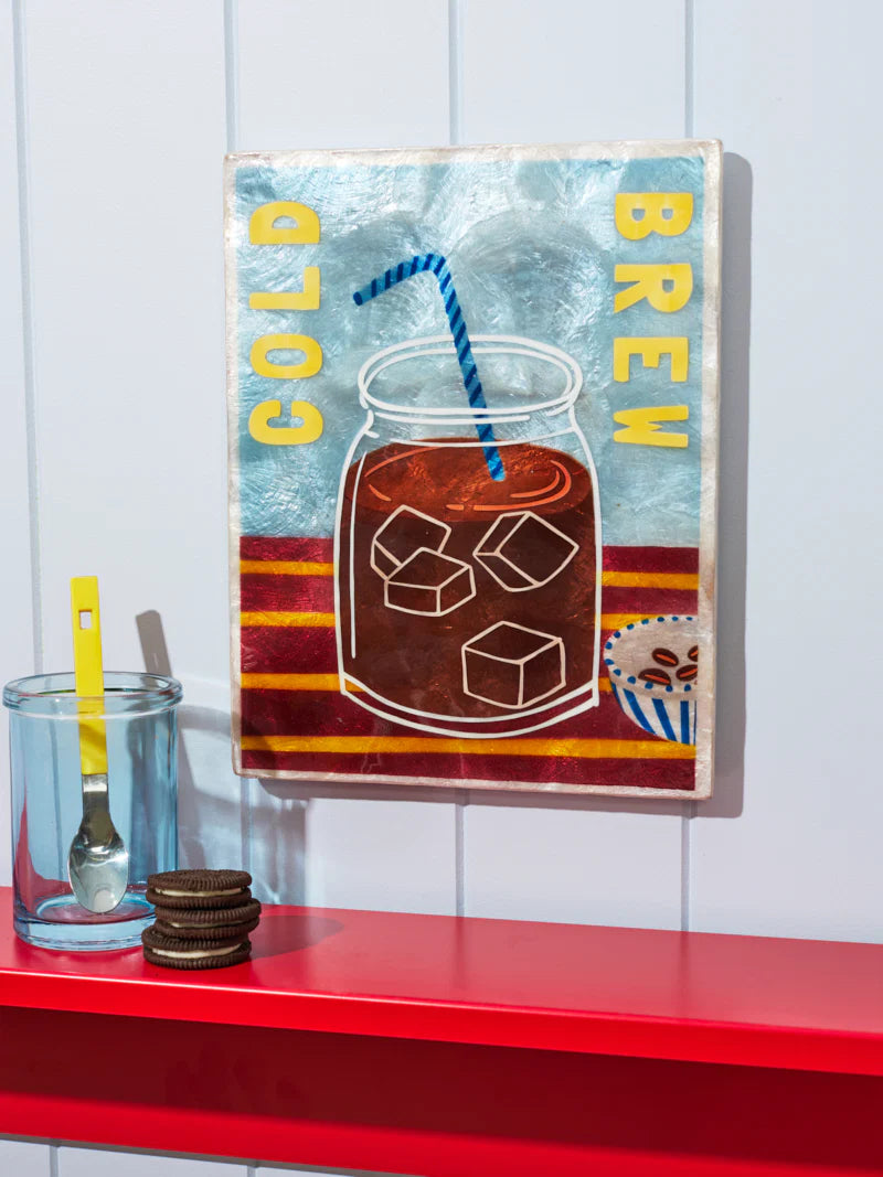 Jones & Co Barista Wall Art COLD BREW