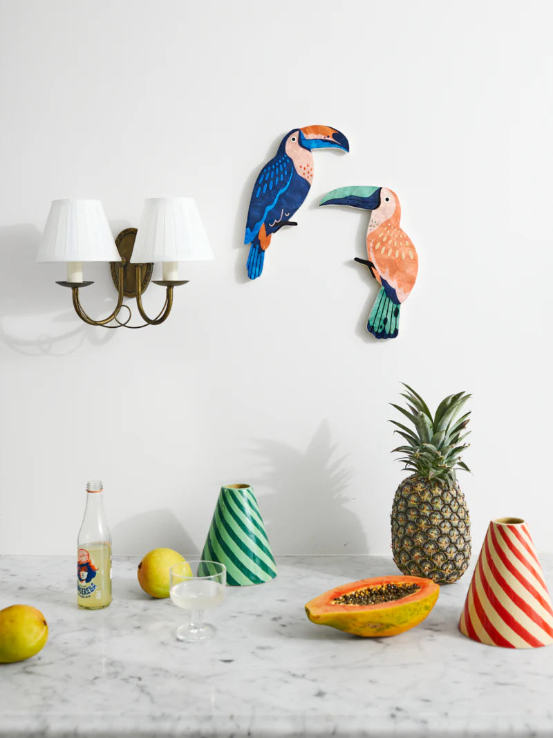 Jones & Co Toucan Navy Wall Art