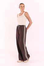 Feather + Noise Noah Wide Pant Luxe Dark Chocolate