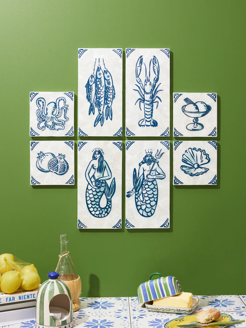 Jones & Co Taverna Fish Wall Art
