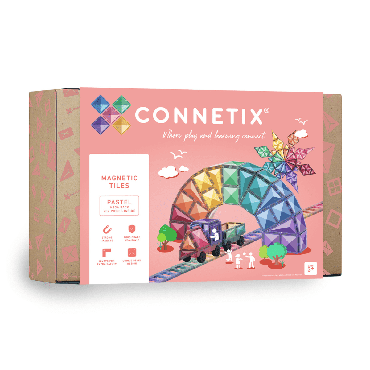 Connetix Pastel Mega Pack 202pc