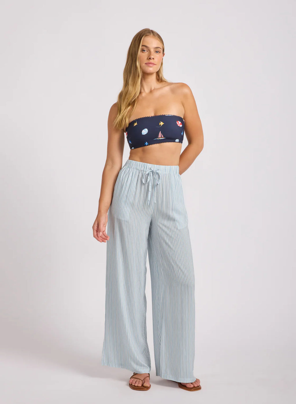 SEAFOLLY - Wide Leg Pant - Powder Blue