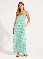Seafolly Sorrento Bandeau Triangle Maxi Dress