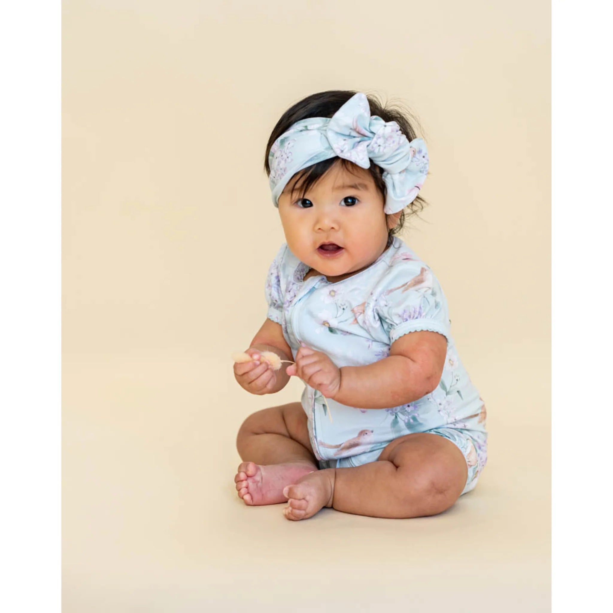 Bebe Madelyn Short Sleeve Zipsuit