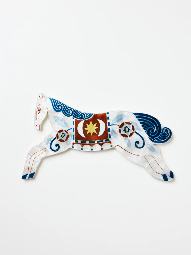 Jones & Co Paloma Wall Art White Horse