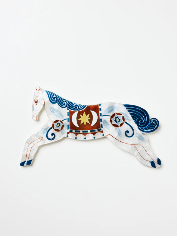 Jones & Co Paloma Wall Art White Horse