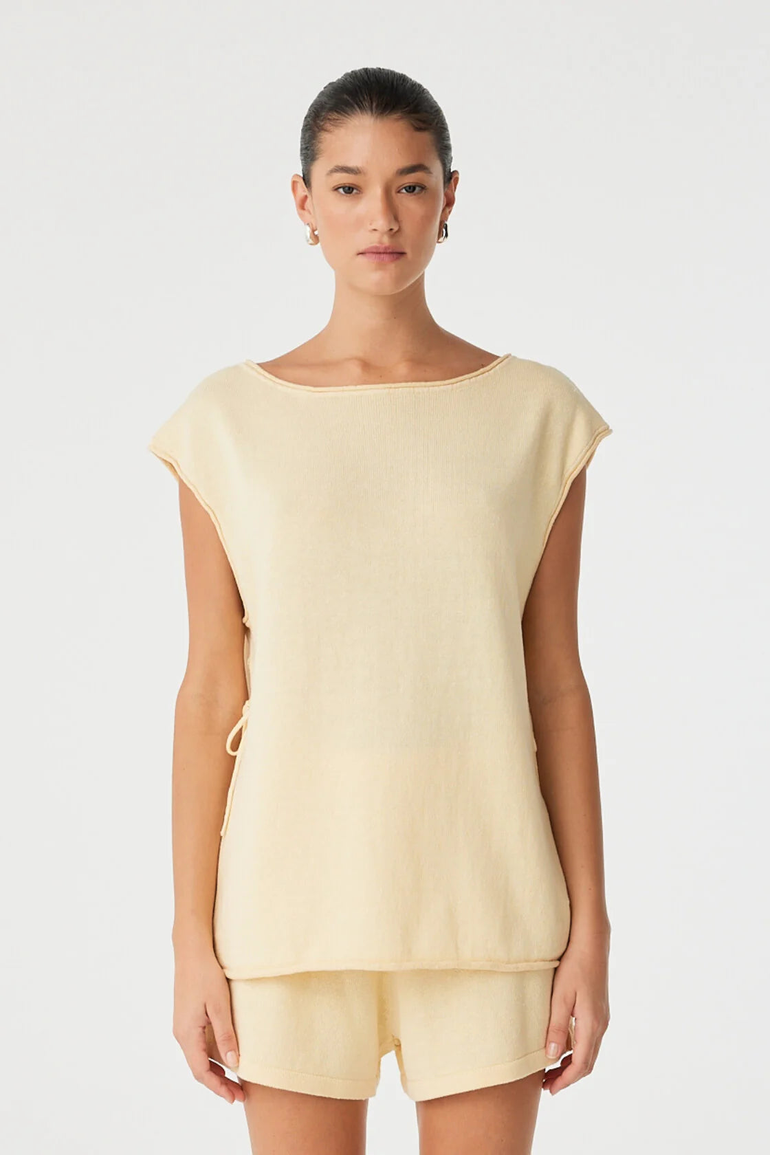 ARCAA Poppy Tie Side Top - Butter
