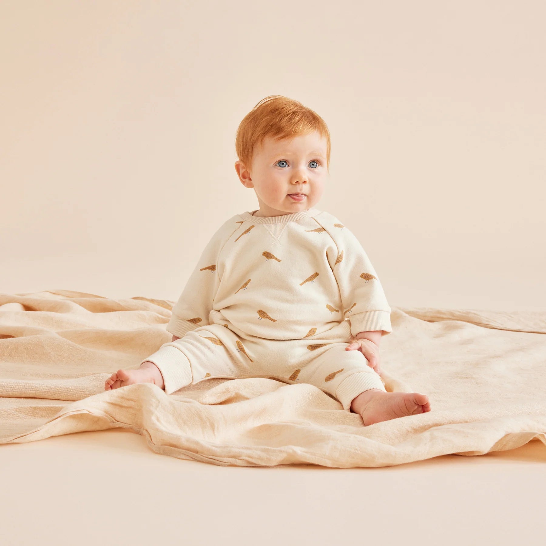 Wilson & Frenchy Organic Terry Sweat Top Tweet Tweet