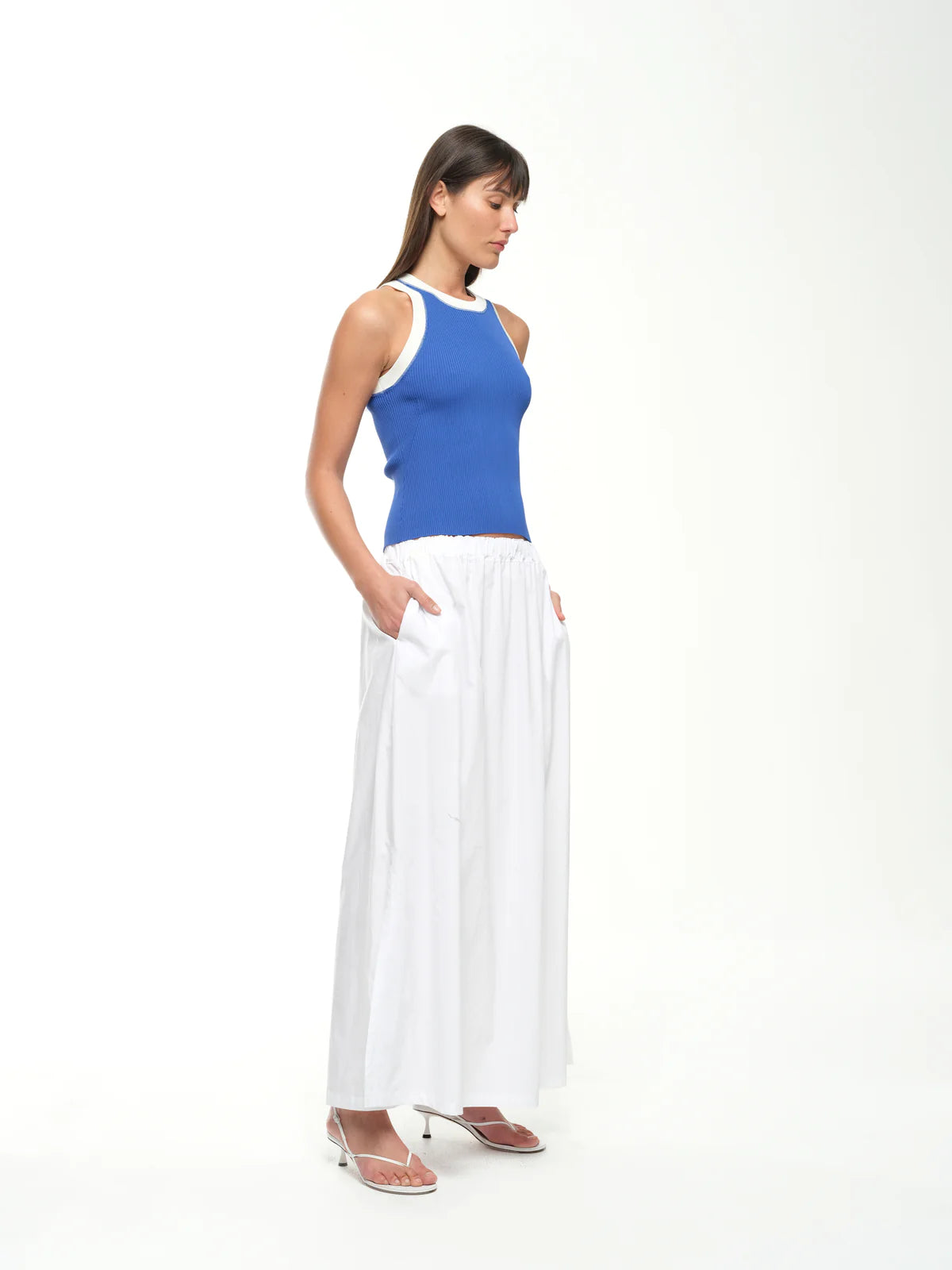 Jac & Mooki Everyday Skirt - White