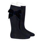 Còndor Knee High Socks With Velvet Bows