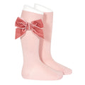 Còndor Knee High Socks With Velvet Bows
