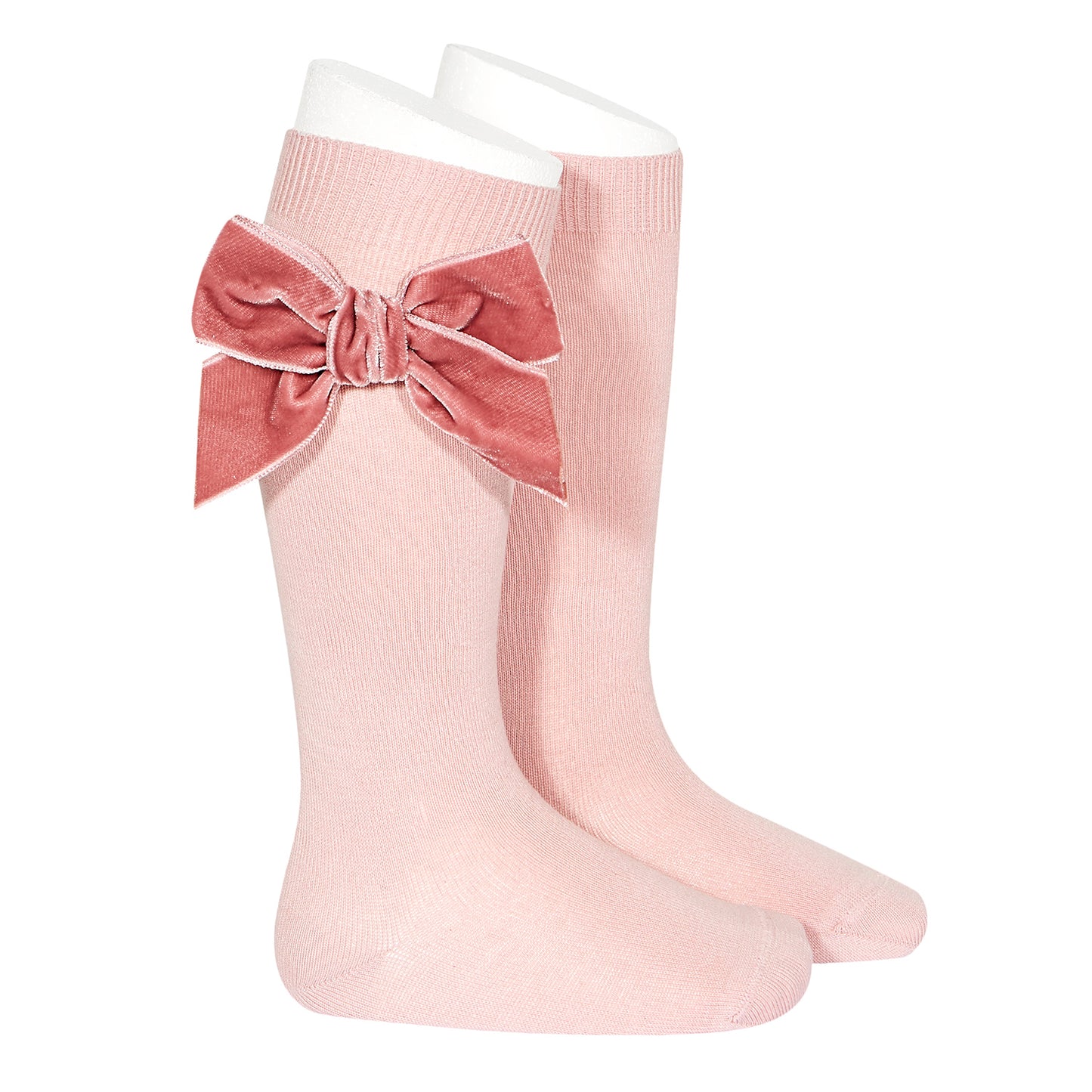 Còndor Knee High Socks With Velvet Bows