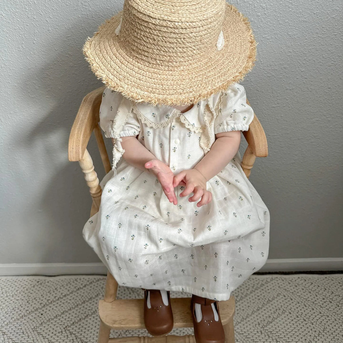 Fledge & Thread Blue Floral Dress
