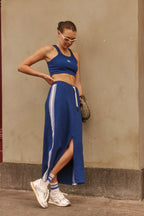 Araminta James- Alyx Maxi Skirt-Estate Blue