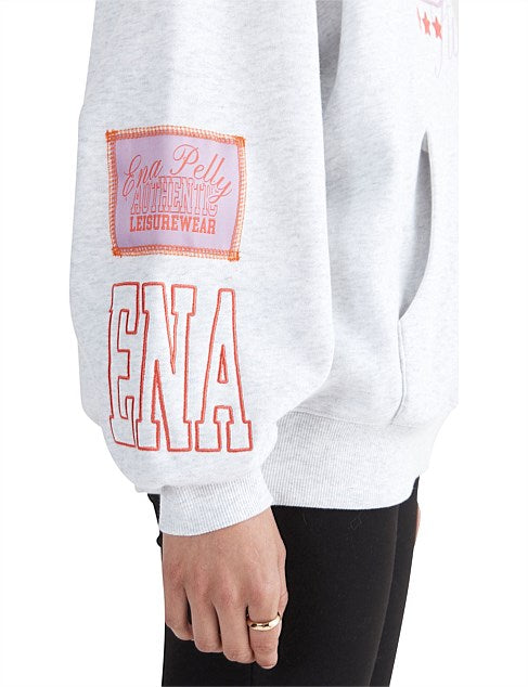 Ena Pelly EP Mix Oversized Hoodie