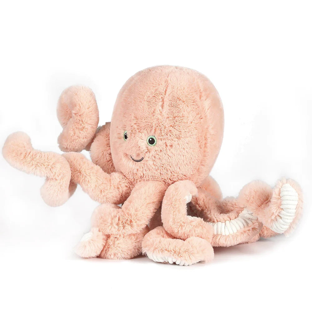 OB Designs Cove Octopus Pink Soft Toy