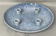 Mediterranean Markets Center Piece 4 Candle Holder