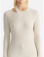 Ena Pelly Tasmin Knit Top Birch
