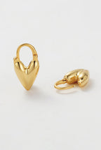 Zafino Jess Heart Hoop Earrings