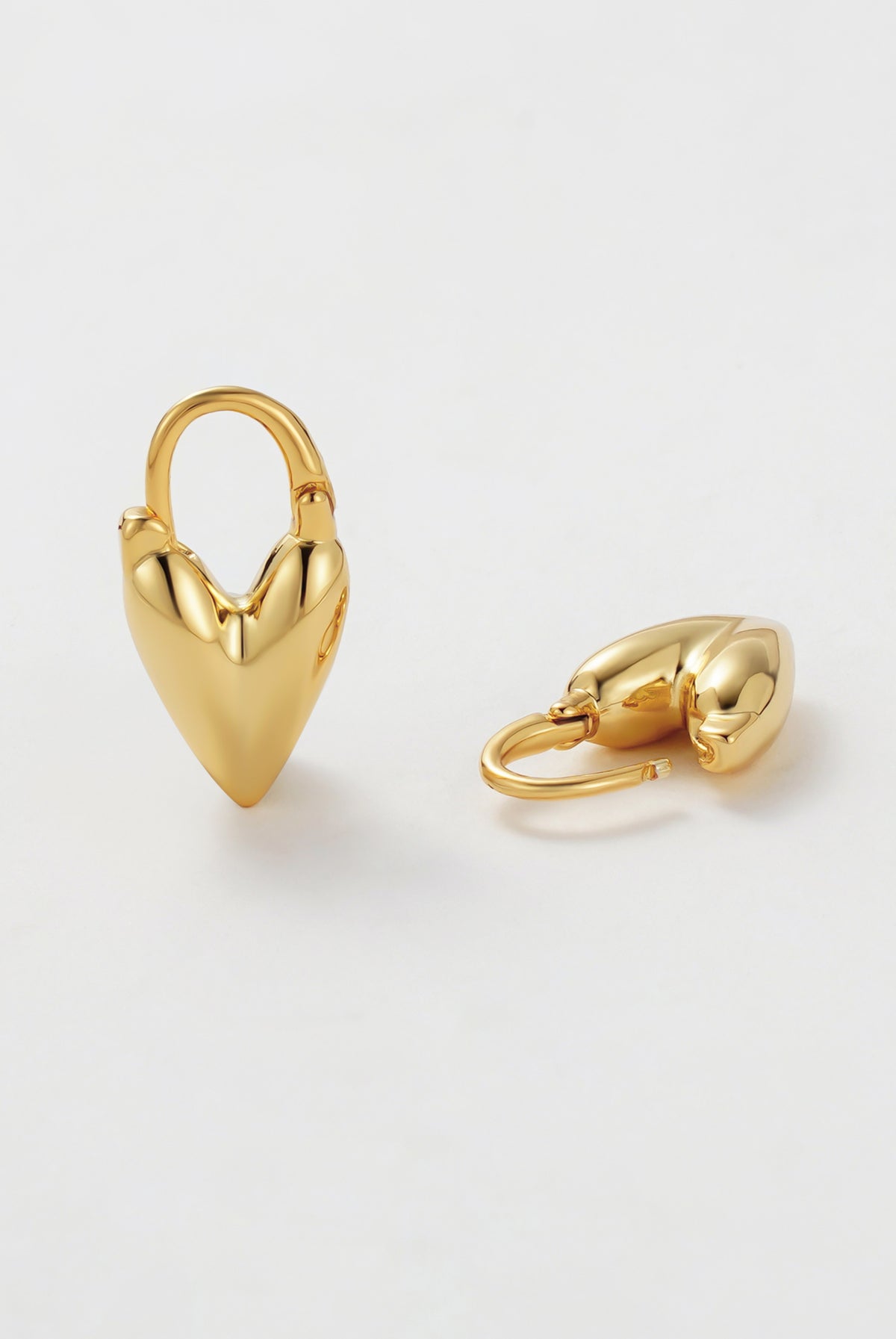 Zafino Jess Heart Hoop Earrings