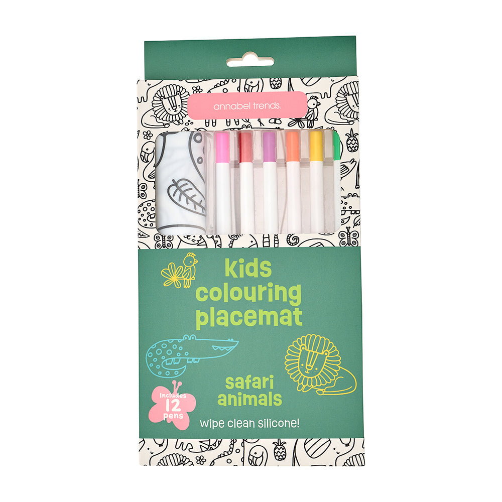 Annabel Trends - Kids Colouring Placemat - Silicone