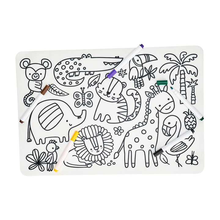 Annabel Trends - Kids Colouring Placemat - Silicone