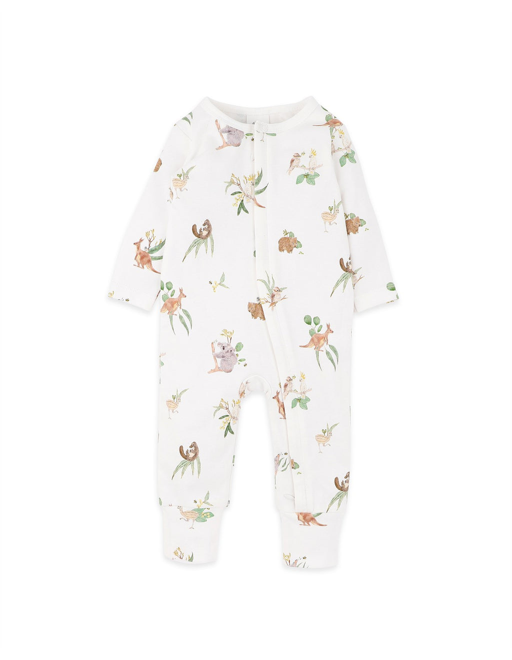 Bebe Australianna Organic Long Sleeve Zipsuit