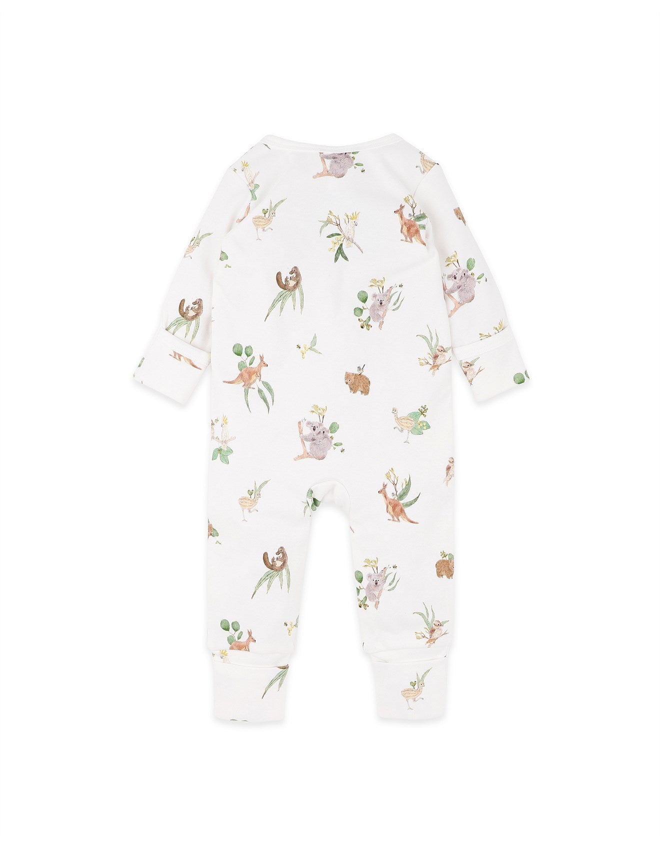 Bebe Australianna Organic Long Sleeve Zipsuit