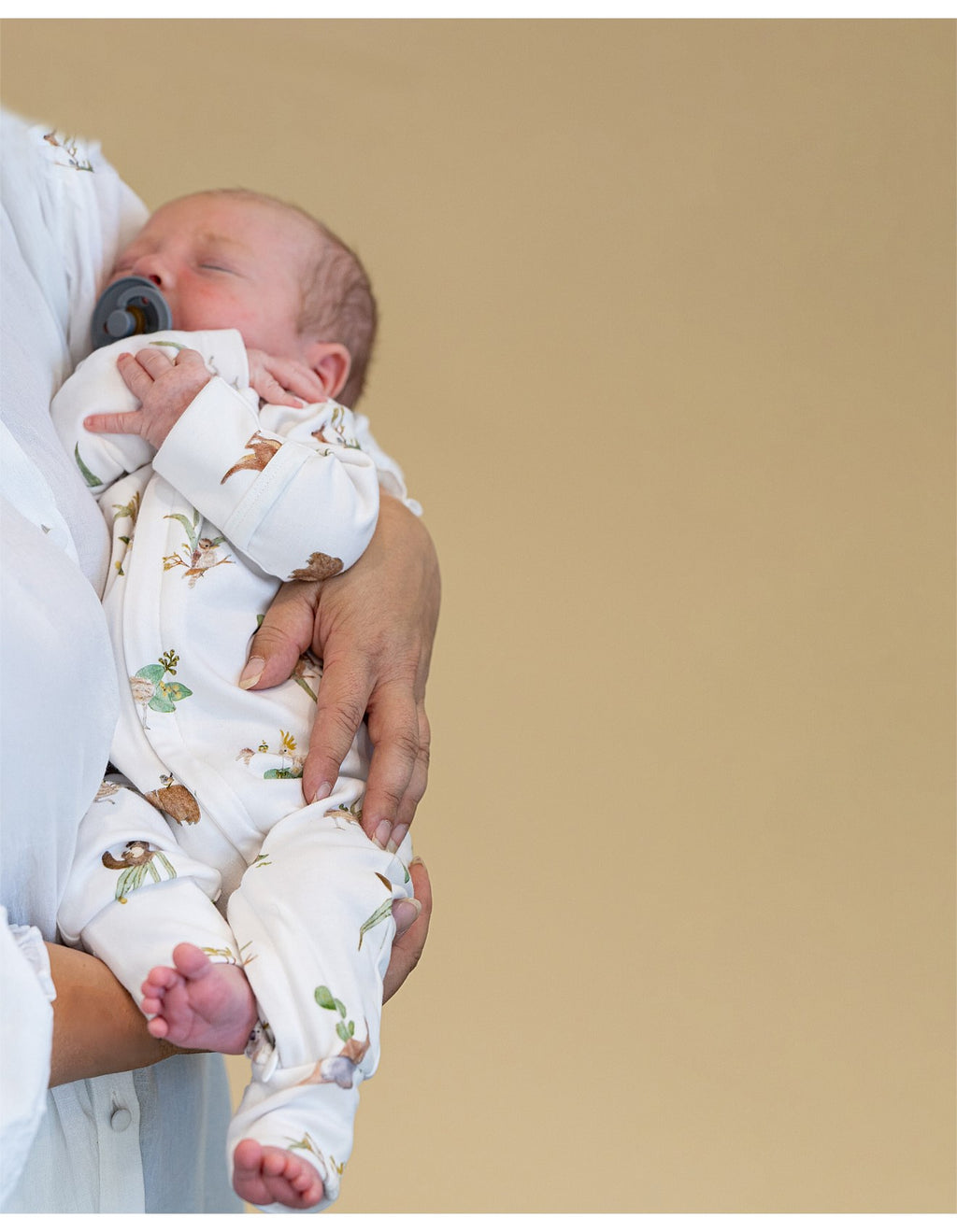 Bebe Australianna Organic Long Sleeve Zipsuit