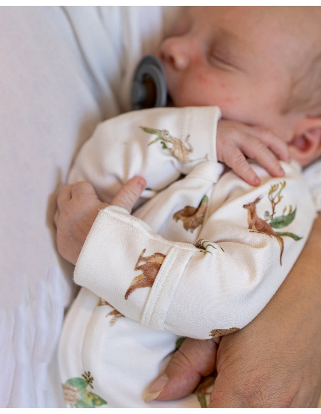 Bebe Australianna Organic Long Sleeve Zipsuit