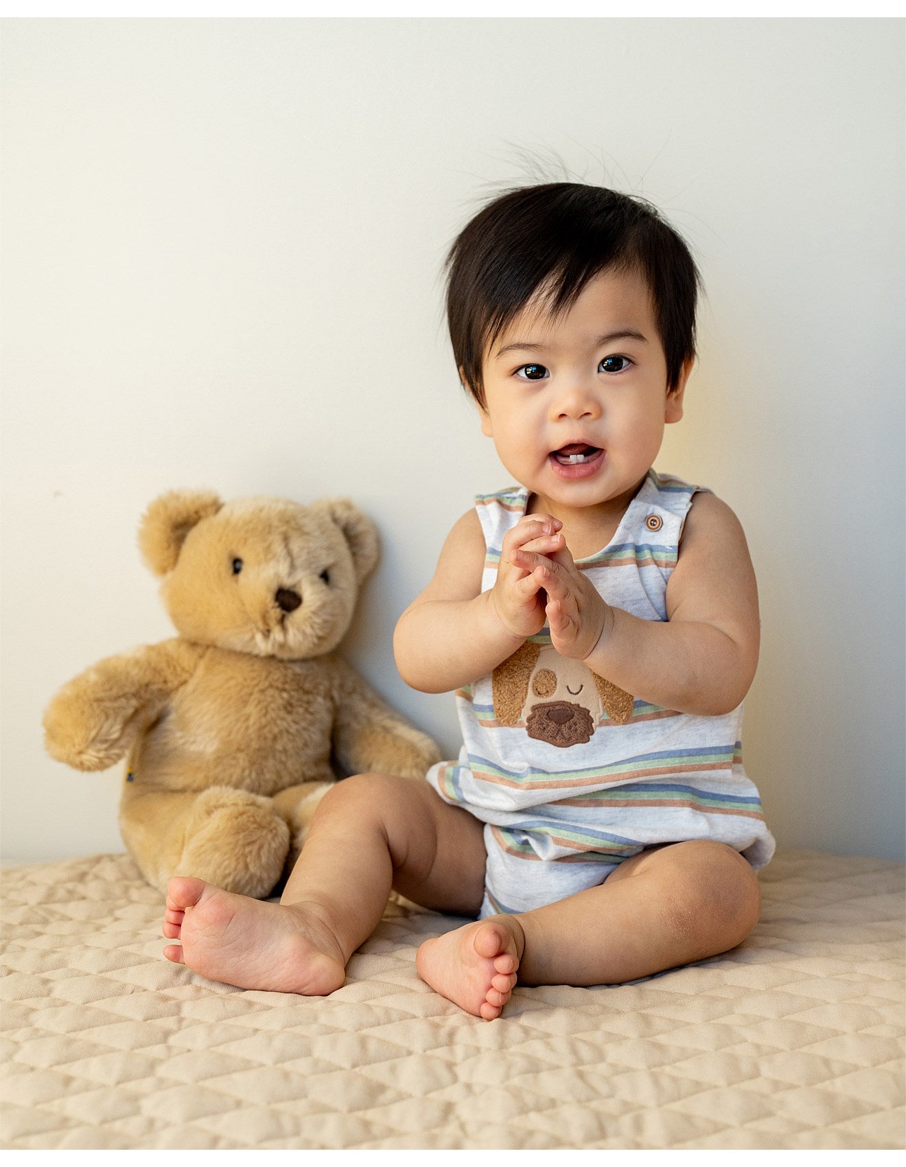 Fox & Finch Wildlings Stripe Dog Bodysuit