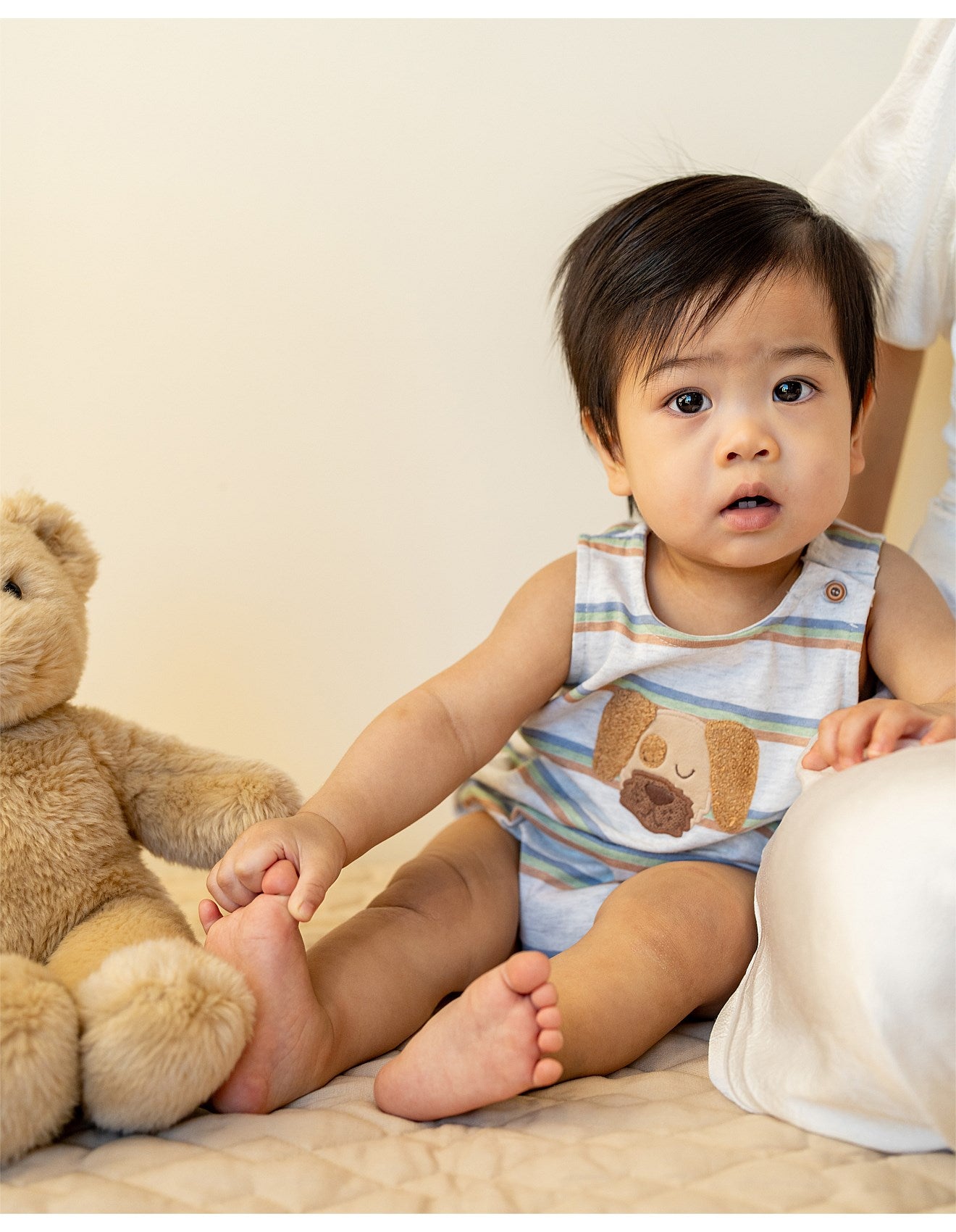 Fox & Finch Wildlings Stripe Dog Bodysuit