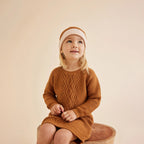 Wilson & Frenchy Knitted Cable Dress Spice