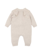 Bebe Fern Hand Emb. Organic Knit Romper