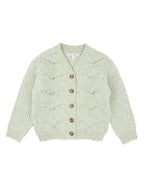 Fox & Finch Orchard Bloom Pointelle Cardigan 3-7