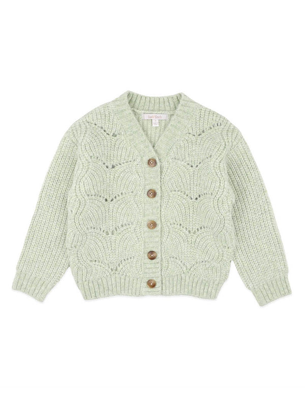 Fox & Finch Orchard Bloom Pointelle Cardigan 3-7